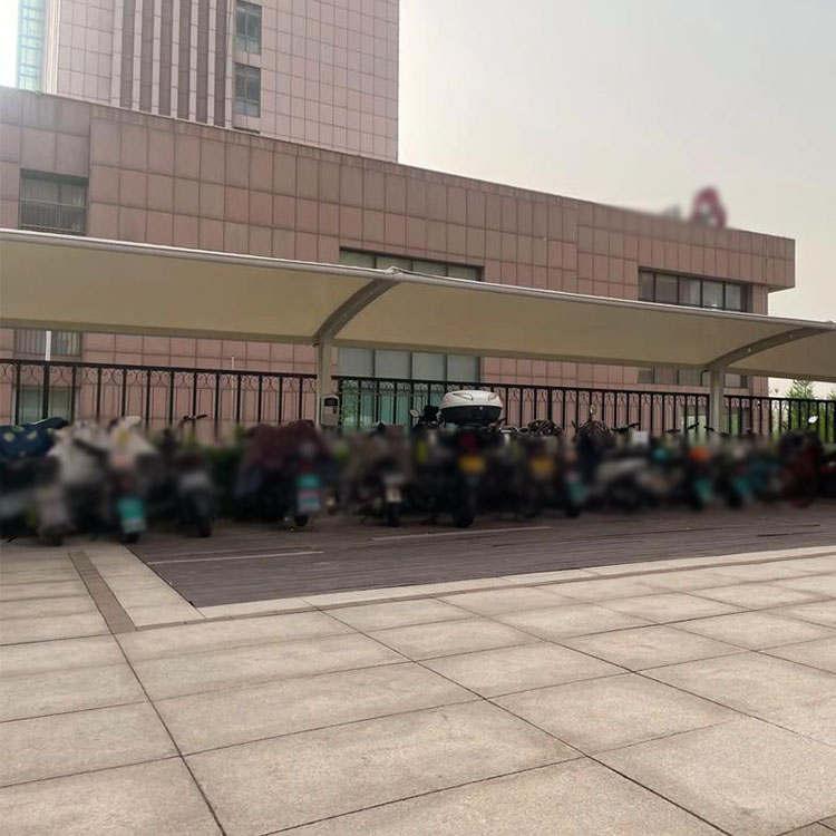 合水县膜结构电动车棚