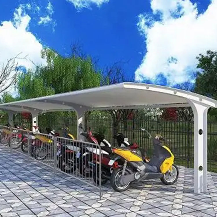 合水县膜结构电动车棚